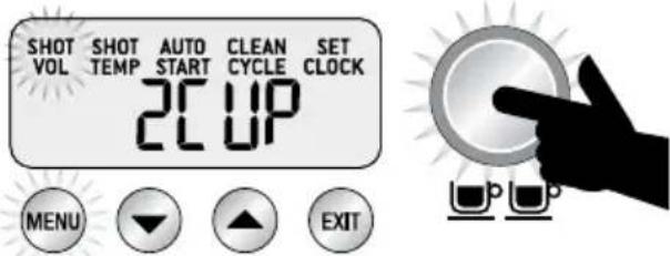 SAGE the Dual Boiler BES920 - Programmeren van inschenkvolume 2 CUP - 1