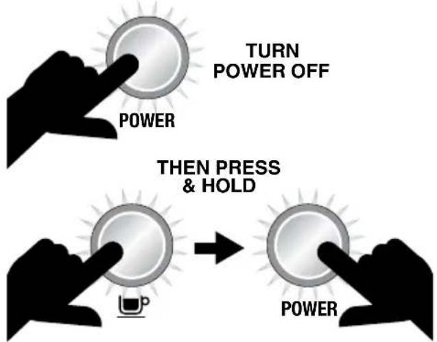 SAGE the Dual Boiler BES920 - ACCESS ADVANCED MENU - 1