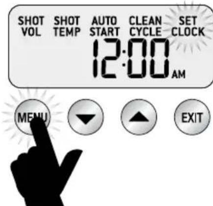 SAGE the Dual Boiler BES920 - SET CLOCK (KLOK INSTellen) - 1