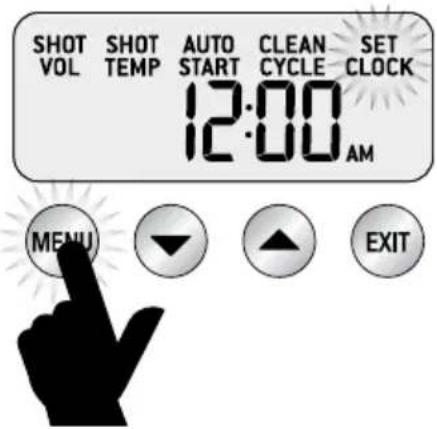 SAGE the Dual Boiler BES920 - DéFINIR L'HEURE - 1