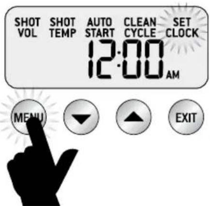 SAGE the Dual Boiler BES920 - SET CLOCK - 1