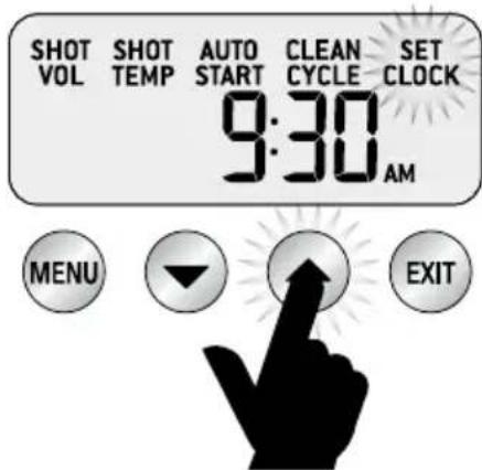 SAGE the Dual Boiler BES920 - DéFINIR L'HEURE - 2