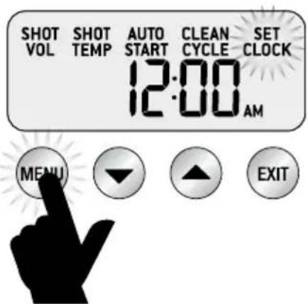 SAGE the Dual Boiler BES920 - EINSTELLUNG DER UHR - 1