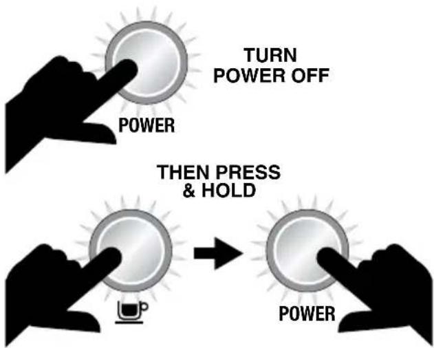 SAGE the Dual Boiler BES920 - TOEGANG TOT HET MENU MET GEAVANCEERDE FUNCTIONS - 1