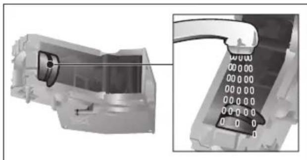 SIEMENS TE1319RW - Cleaning the brewing unit (Figure G) - 4