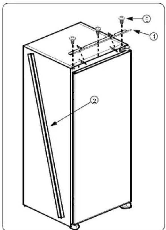TELEFUNKEN TFEVKS123X10A++ - Installation instaructions and door reversibility - 4