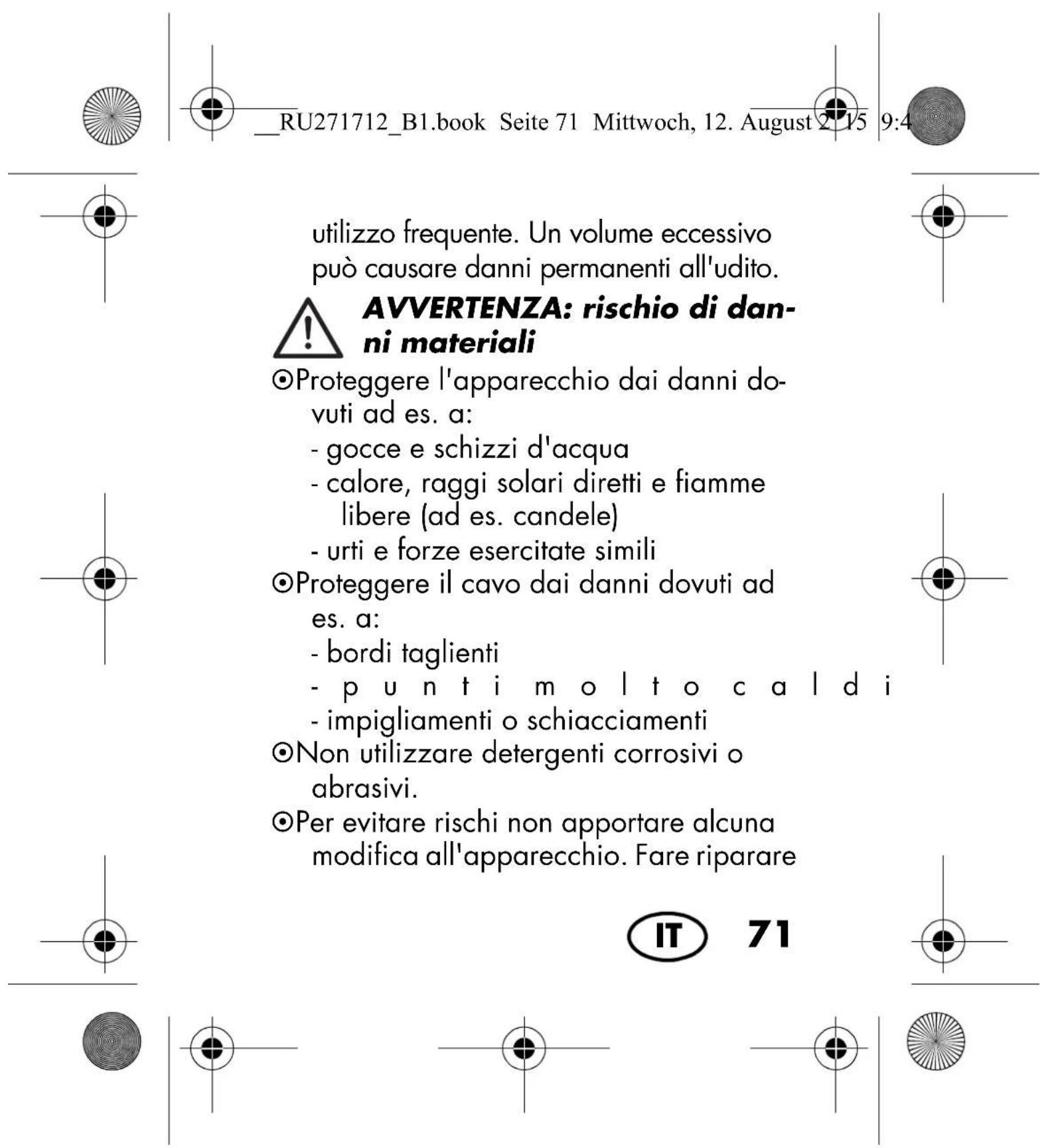 SILVERCREST SIKM 32 A1 - AVVERTENZA: rischio di anni all'udito - 8