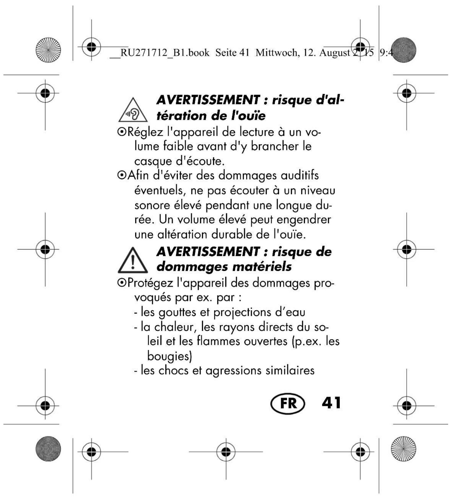 SILVERCREST SIKM 32 A1 - DANGER! Risque d'accidents dus à une perception ALTERée - 10