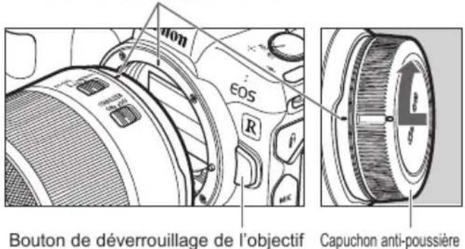 CANON RF 24105mm F47.1 IS STM - Montage et démontage de l'objet - 1