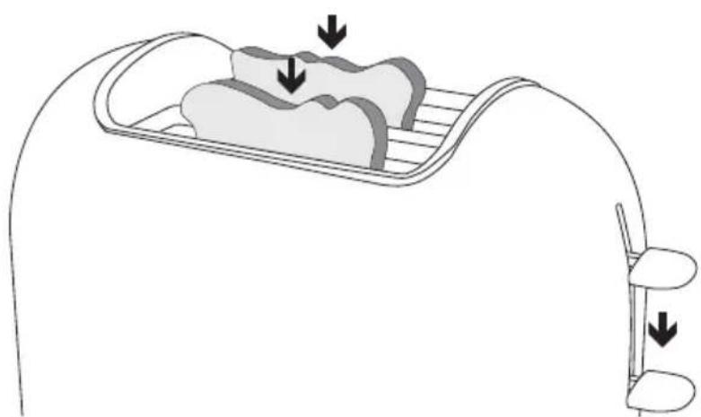 SCHNEIDER SL T2.2 SC - Wij raden u aan het broodrooster bij het eerste gebruik in te schakelen zonder brood. - 1