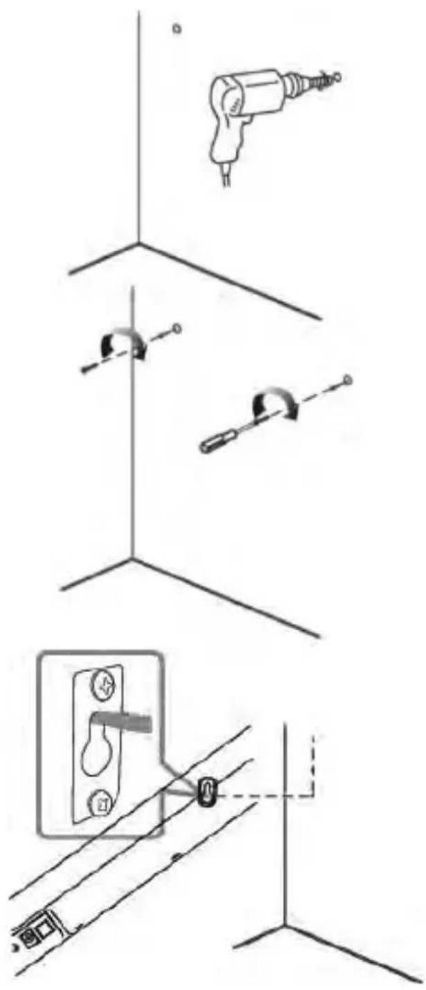 SCHNEIDER SC200SND - Wall mounting the sound bar - 3