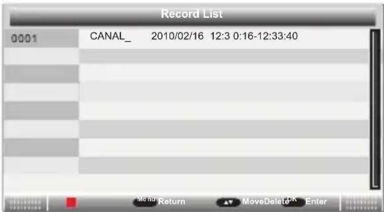 SCHNEIDER LD24SCH13PNK - Choose "Recorded List" - 1