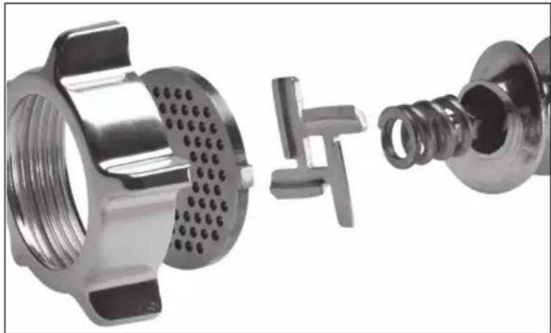 SILVERCREST SFW 350 D3 - Assembling the meat grinder - 1