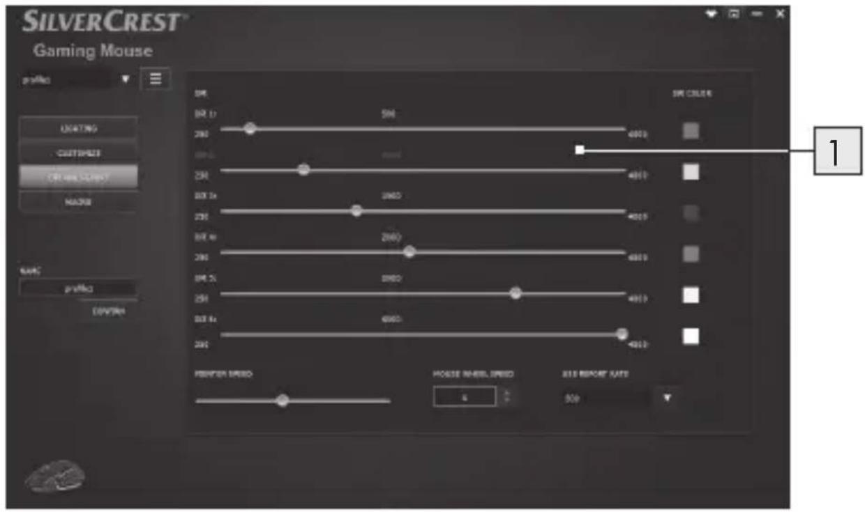 SILVERCREST SGM 4000 A1 - DPI and Report rate - 1