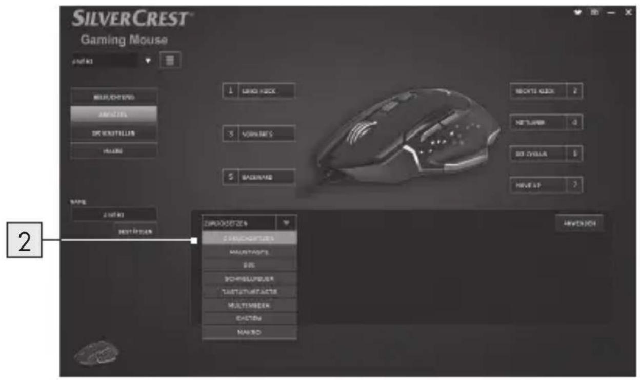 SILVERCREST SGM 4000 A1 - Tasten anpassen - 1