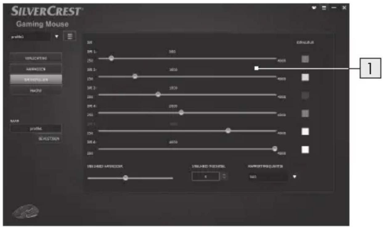 SILVERCREST SGM 4000 A1 - DPI en Rapportfrequentie - 1
