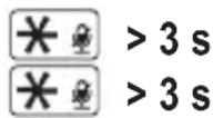 SWITEL DF1853 - Muting the microphone - 1