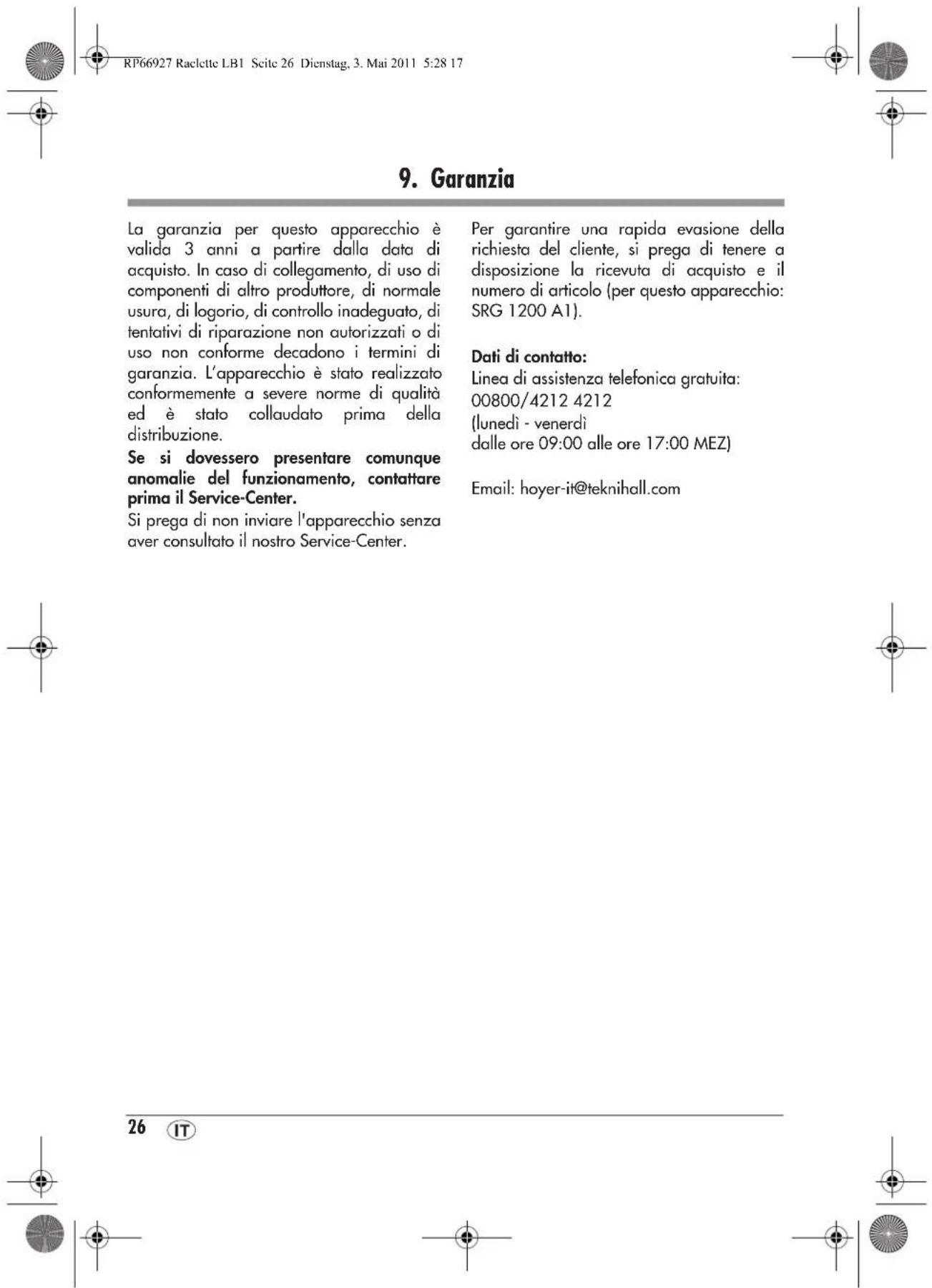 SILVERCREST SRG 1200 A1 - 6