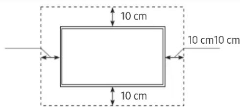 SAMSUNG BE43TH - Ventilation adaptée de votre téléviseur - 2