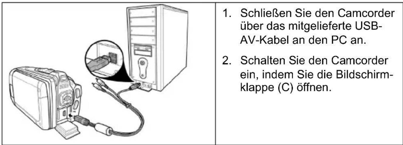SILVERCREST SCAW 5.00 A1 - Aufnahmen auf einen PC übertragen - 1