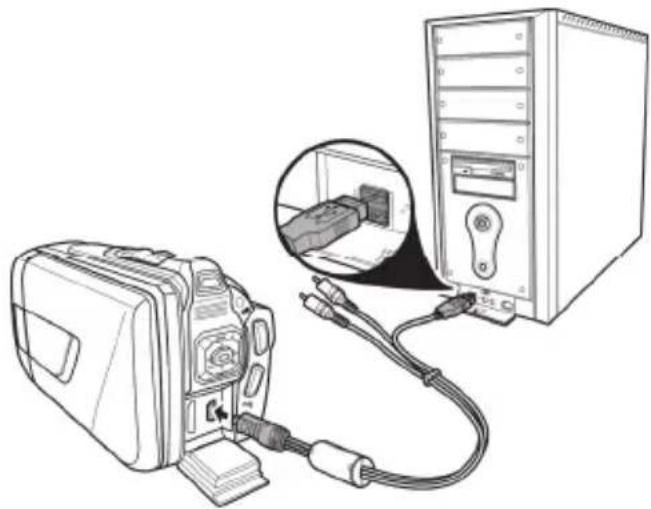 SILVERCREST SCAW 5.00 B2 - Chargement de la batterie alors qu'elle est insérée dans le caméscope - 1