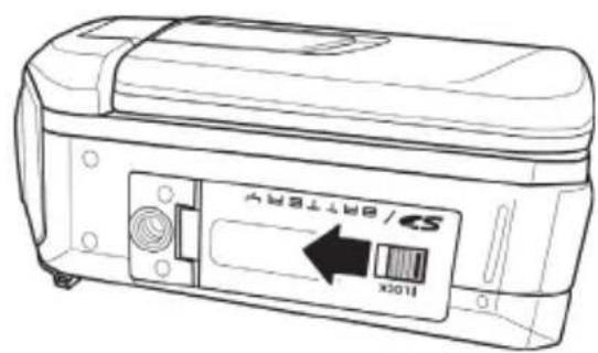 SILVERCREST SCAW 5.00 B2 - Inserting the battery pack - 1