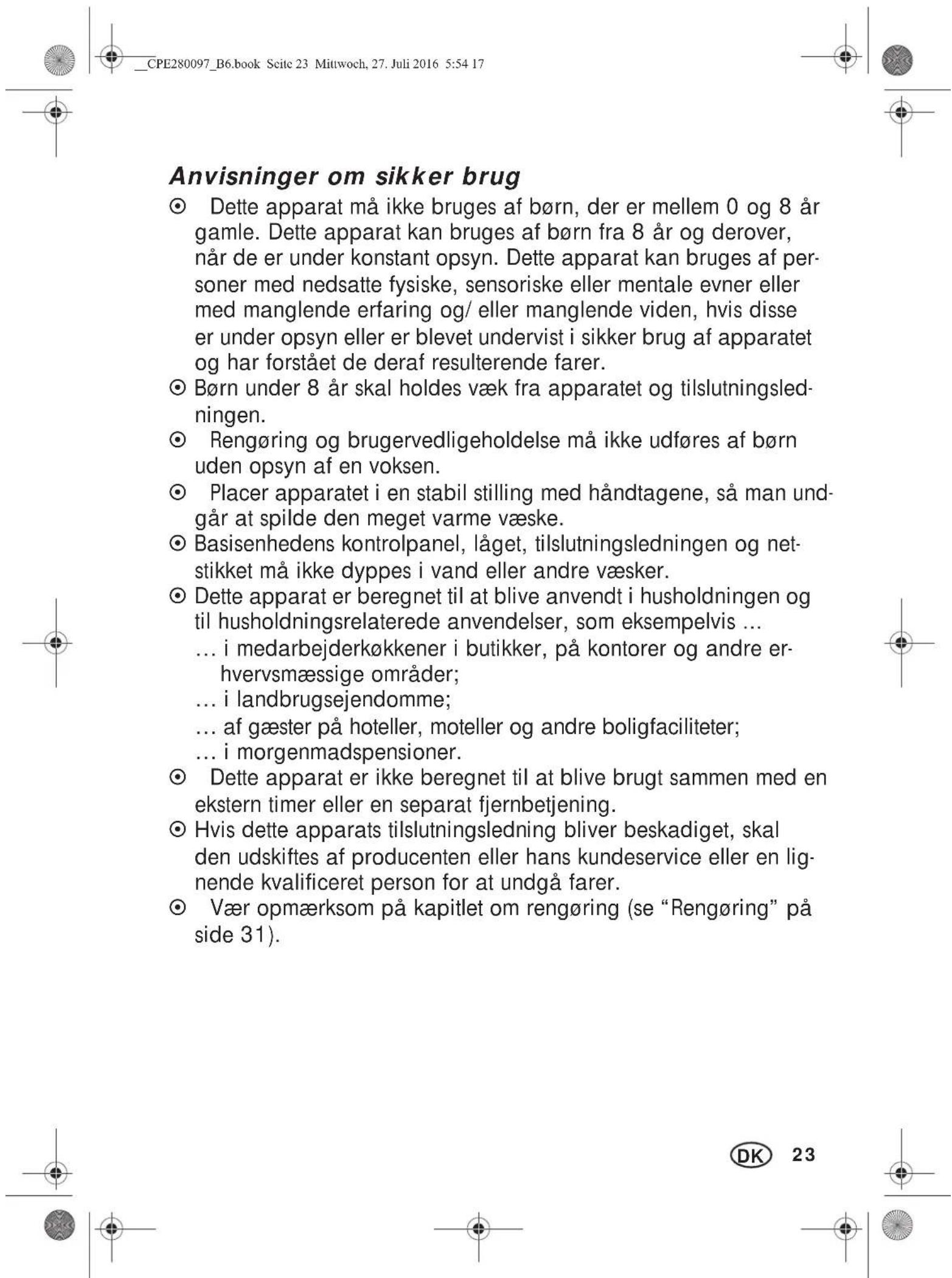SILVERCREST SEF 2300 C3 - Advarselshenvisninger - 3