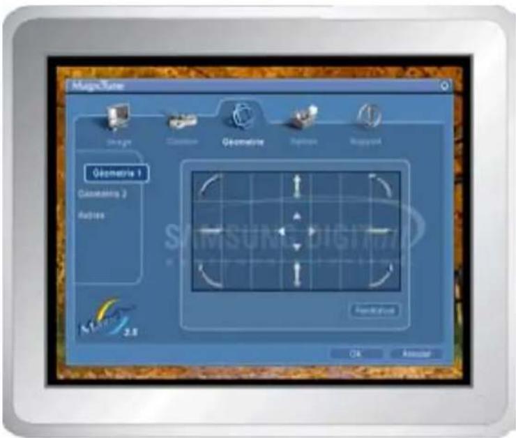 SAMSUNG SyncMaster 997MB - Définition de l'onglet Géometrie - 1