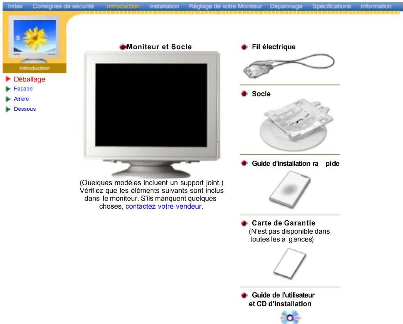SAMSUNG SyncMaster 997MB - Conventions de Notation - 33