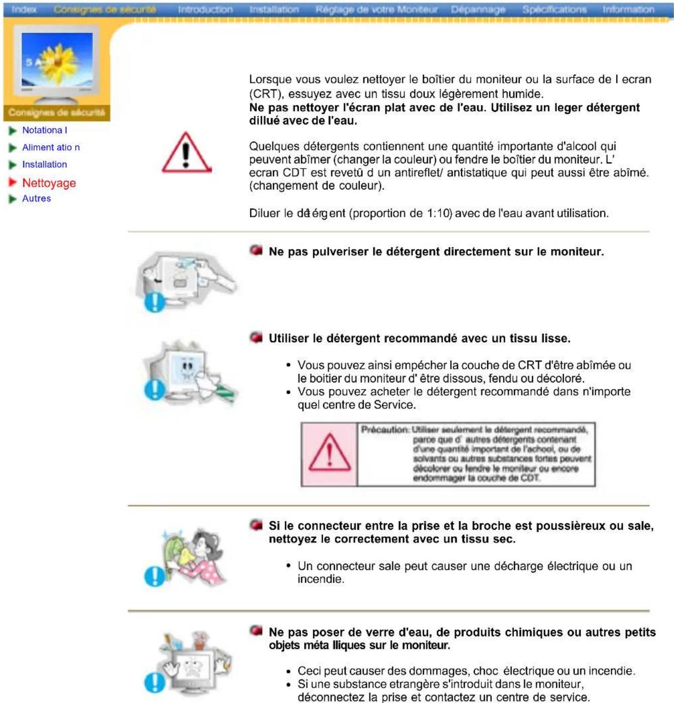 SAMSUNG SyncMaster 997MB - Conventions de Notation - 23