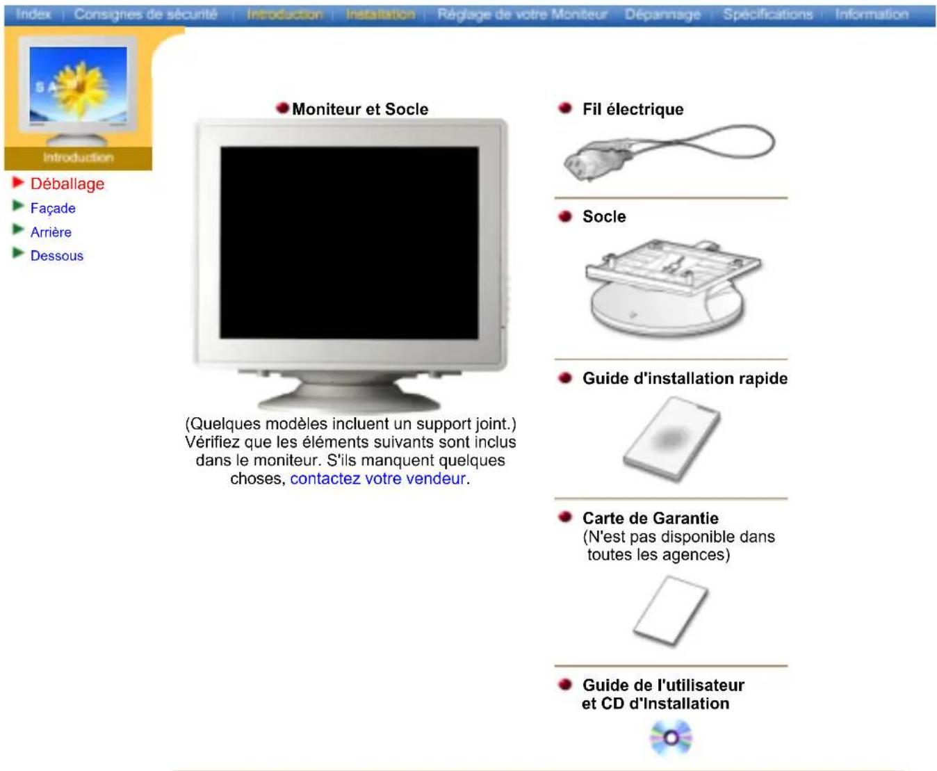 SAMSUNG SyncMaster 797DF - Conventions de Notation - 38