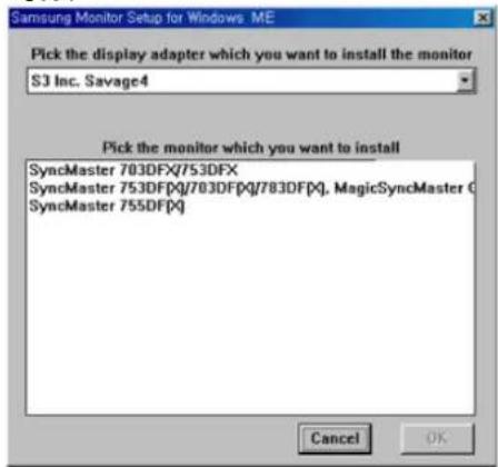 SAMSUNG SyncMaster 797DF - Windows ME - 1