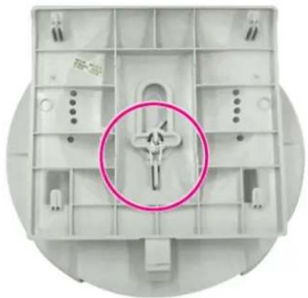 SAMSUNG SyncMaster 797DF - Fixer et Enlever la Base - 1