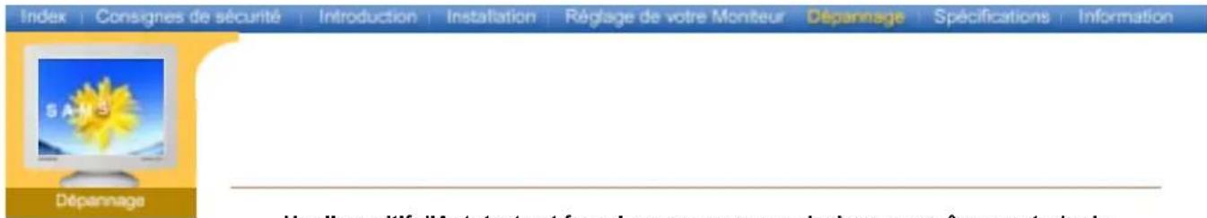 SAMSUNG SyncMaster 797DF - • Jugez les conditions de travail du moniteur - 1