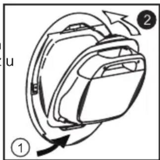 HOOVER LLH D813A2XS - Entfernen des Behalters - 3