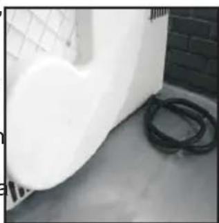 HOOVER LLH D813A2XS - Cologne la manguera de la?siguiente manera: - 6