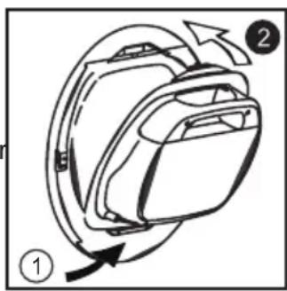 HOOVER LLH D813A2XS - Pour retirer le réservoir - 3