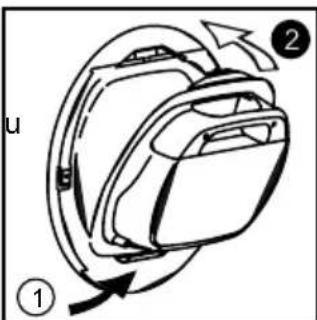 HOOVER DYC 8813BXS - Entfernen des Behalters - 3