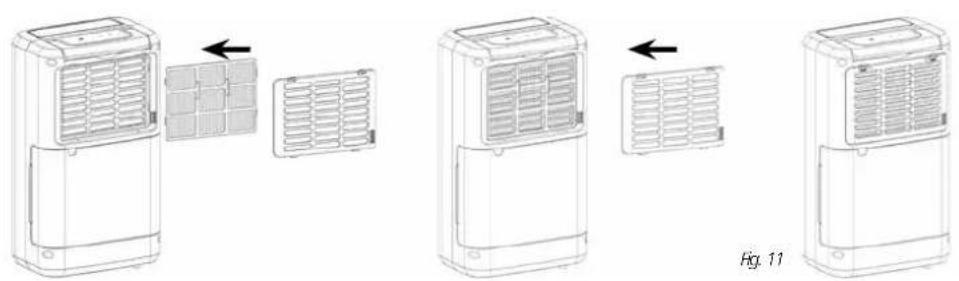 QLIMA D 216 - Einsetzen des Luftfilters - 1