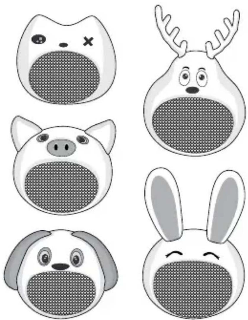 NEDIS SPBT4110BK - with a unique and fun design - 1