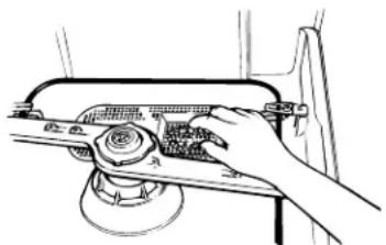 Roper RUD5000KQ1 - Pour nettoyer l'écran de filtré - 1
