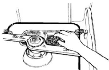 Roper RUD5000HQ0 - Pour nettoyer l'écran de filtré - 1