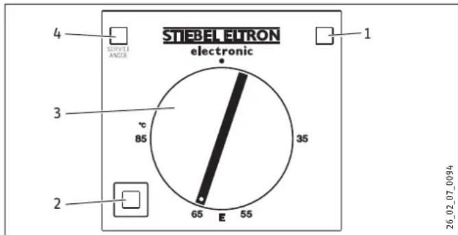 STIEBEL ELTRON SHD 100 S - Settings - 1