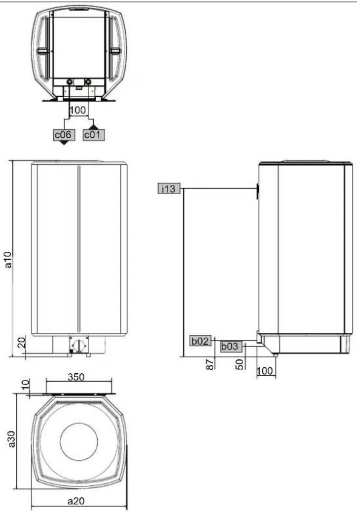 STIEBEL ELTRON SHD 30 S - Размеры и подключения - 1