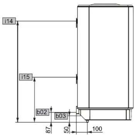 STIEBEL ELTRON HFAZ 150 - Rozměry a přípojky - 4