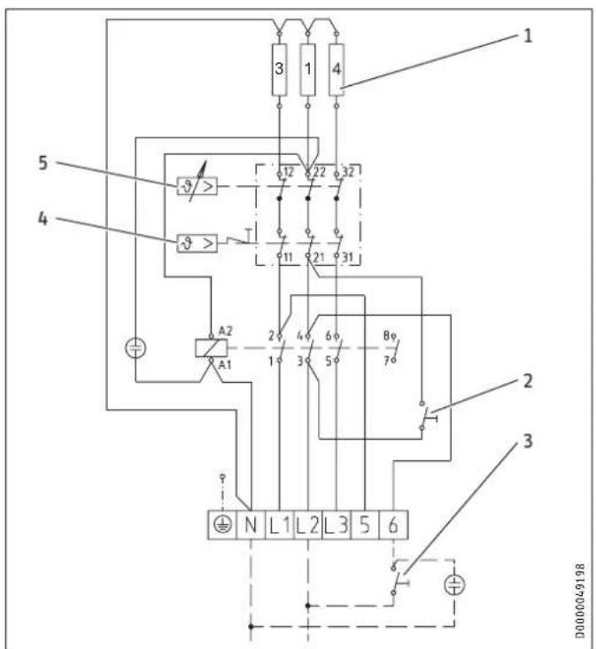 STIEBEL ELTRON HFAZ 150 - Elektriciteitsschema's en aansluitingen - 1