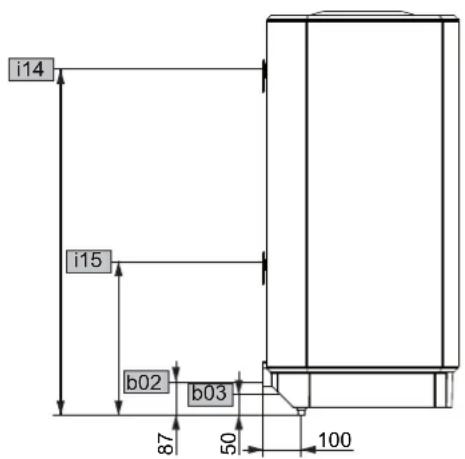 STIEBEL ELTRON HFAZ 150 - Afmetingen en aansluitingen - 4