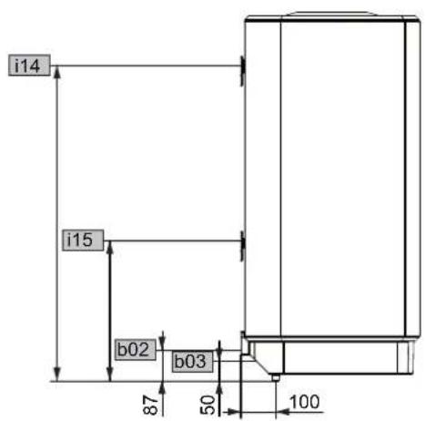 STIEBEL ELTRON HFAZ 150 - Maße und Anschlüsse - 4