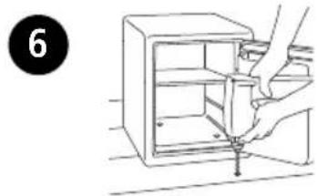 SentrySafe SFW123FUL - Instructions pour boulonner votre coffre-fort (suite) - 1