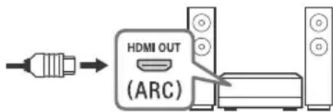 SONY Bravia KD43X7055 - HDMI IN 3 ARC (Audio Return Channel) - 1